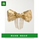 1h可退 R2205Gold 镀金蝴蝶结发梳 香港直邮Completedworks 女士