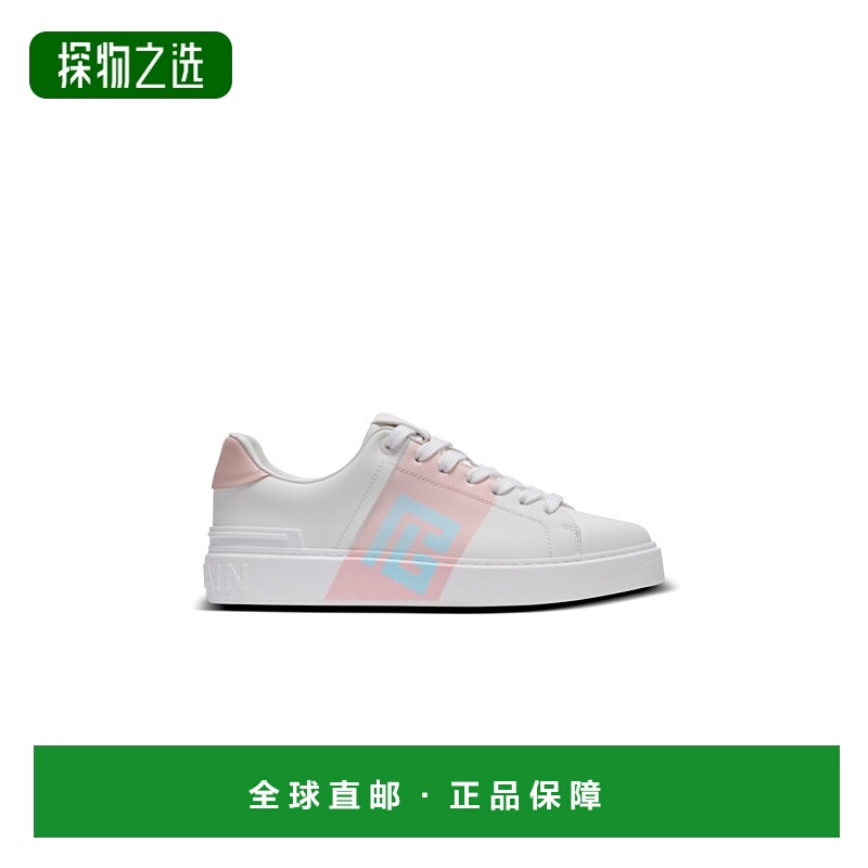 香港直邮Balmain B-Court 系带运动鞋 FN0VI690LVBP