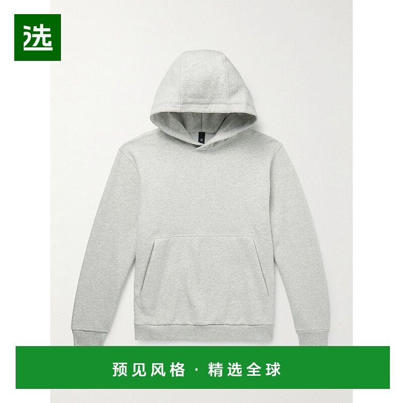 香港直邮Lululemon 男士 Steady State 棉混纺针织连帽衫 LM3FMNS