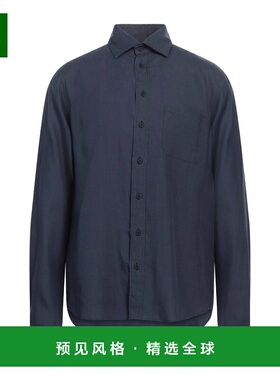 1h可退 香港直邮Sease 男士 纯色衬衫 blue蓝色 舒适时尚