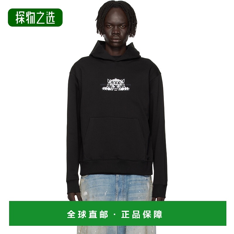 香港直邮kenzo 高田贤三 男士 棕色 Paris KENZO Happy Tiger Emb