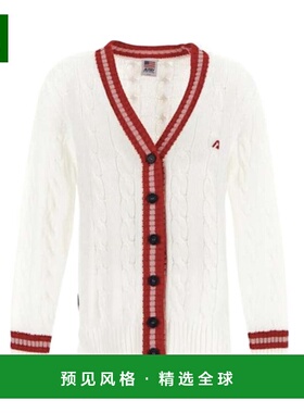 1h可退 香港直邮AUTRY 女士针织毛衣 CRTM3021 SS2023 白色 徽标