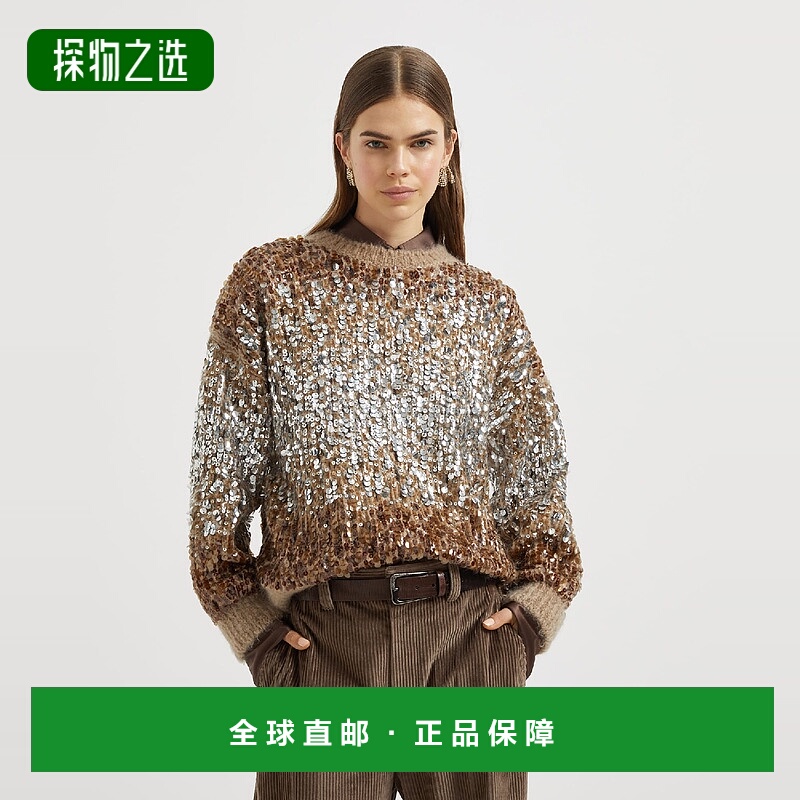 欧洲直邮BRUNELLO CUCINELLI 25秋冬 252M1U375900C8642 女士 针