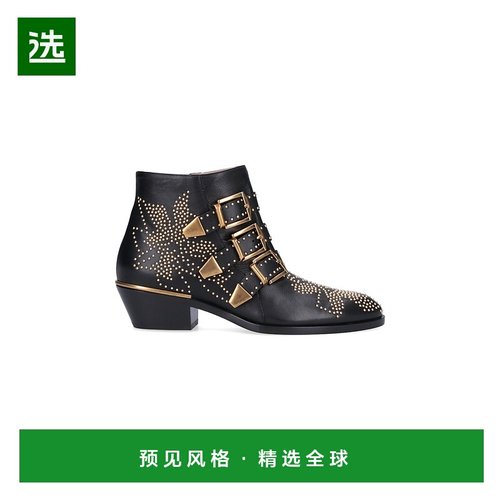 1h可退 香港直邮Chloe 蔻依 女士 Susanna扣环及踝靴子 C16A13475