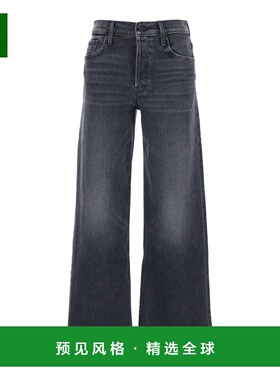 1h可退 香港直邮mother 女士 'The Smoothie Sneak' 黑色阔腿徽标