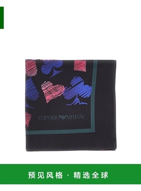 1h可退 香港直邮Emporio Armani 图案丝巾 EW003172AF20037围巾