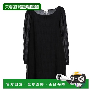 女士 1h可退 甘尼 black黑色 舒適時尚 連衣裙 香港直郵GANNI 短款