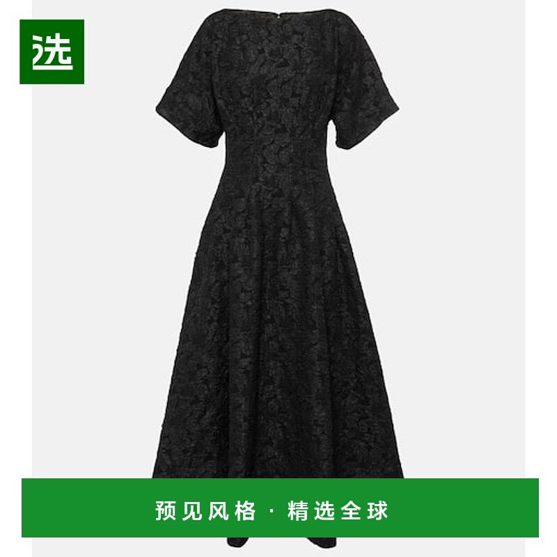 1h可退 香港直邮Simkhai 女士 Rosalie 提花中长连衣裙 001397