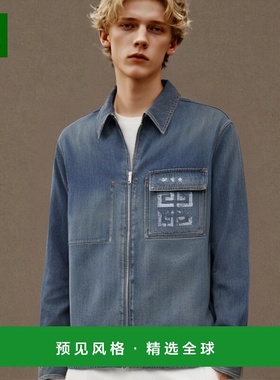 香港直邮Givenchy 翻领长袖衬衫 BM61035YAB