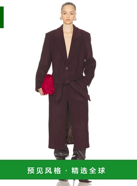 1h可退 香港直邮The Attico 女士 长款大衣 251WCC00084 red红色