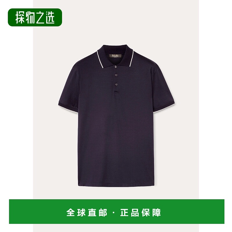 欧洲直邮LORO PIANA 25秋冬 FAN8970_W000 男士 短袖Polo The Gif