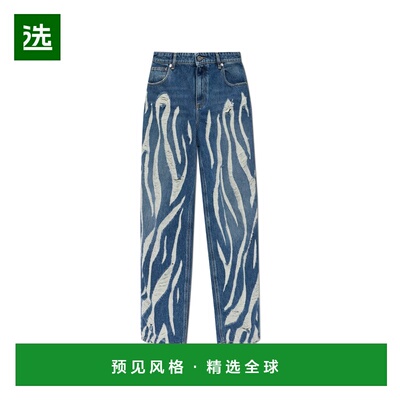 香港直邮BLUMARINE 女士牛仔裤 P622J239A0D06C1 SS2026 深蓝色