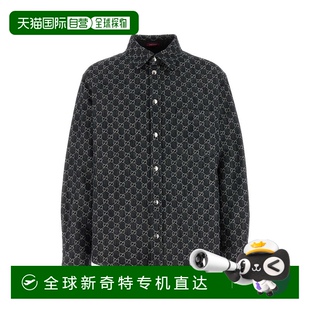 襯衫 1h可退 歐洲直郵gucci 男士 減齡顯瘦高檔舒適流行穿搭百搭高