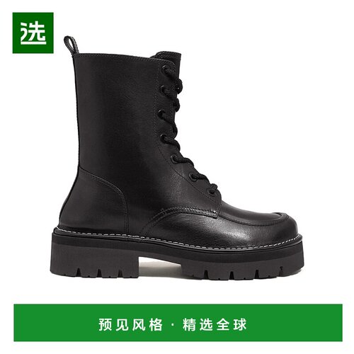 香港直邮Ami Paris 圆头短筒靴 USV824AL0128.