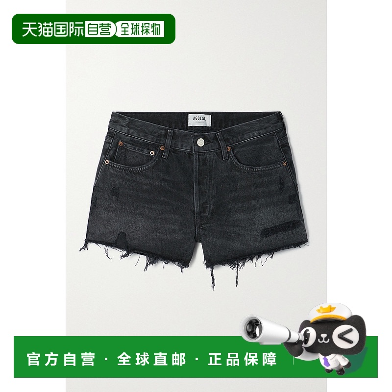 1h可退 香港直邮AGOLDE 女士 短裤 A026B1157 black黑色 舒适时尚