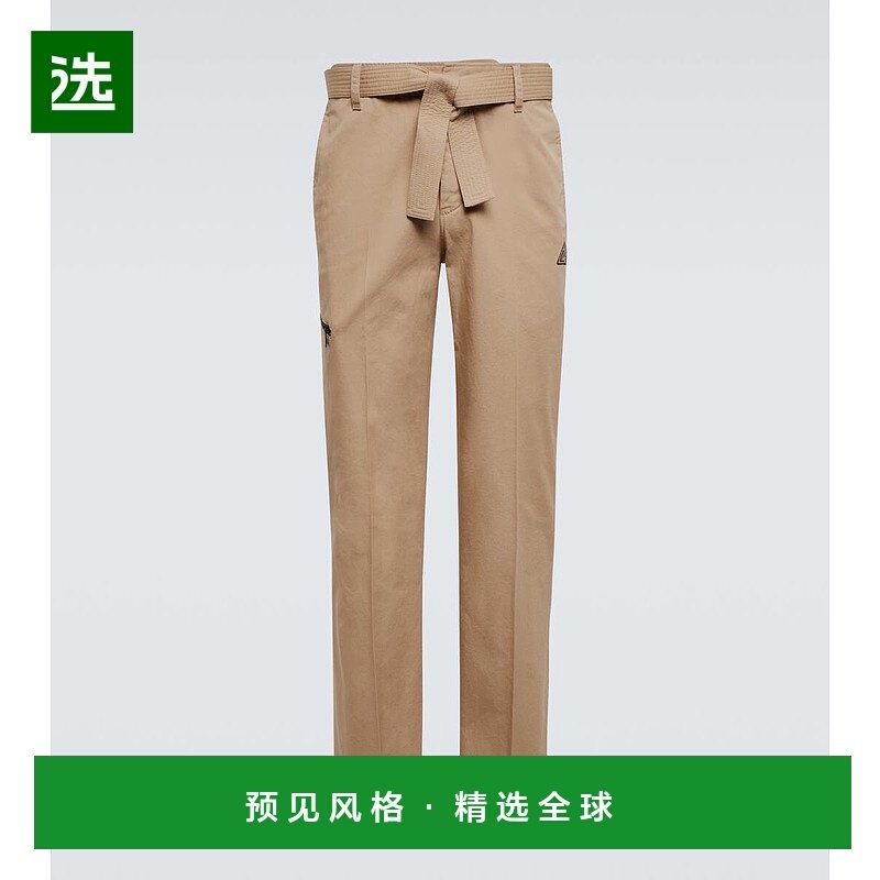 1h可退 香港直邮Lanvin 朗雯 男士 束带棉质长裤 000269 beige米,男装,休闲裤,淘宝优惠券,粉丝福利购,淘宝优惠卷