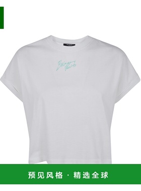 香港直邮BALMAIN 女士T恤 GF1EE005BD40GXF SS2026 白色 短袖T恤