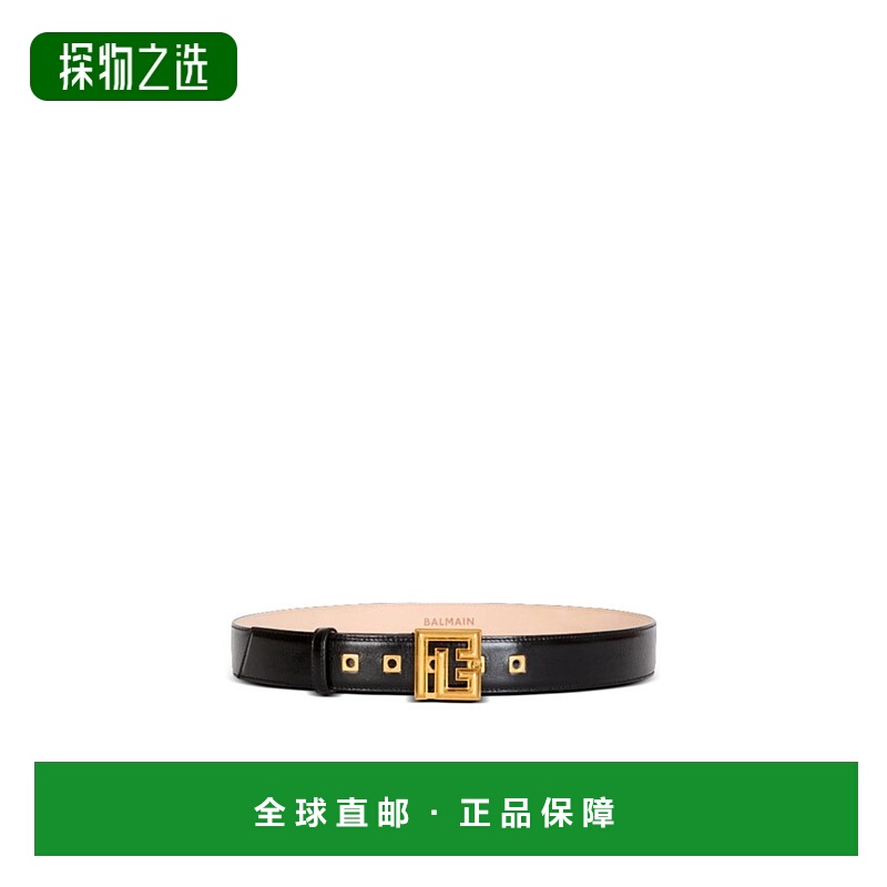 香港直邮Balmain 徽标腰带 DN1WJ084LTFL