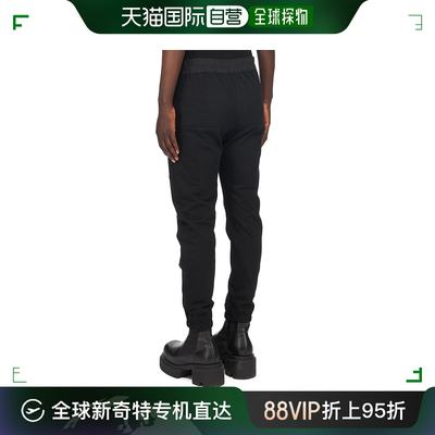 香港直邮RICK OWENSRick Owens 男款黑色针织拉链瘦腿裤 RU02C733