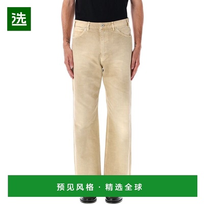 香港直邮AURALEE 男士休闲裤 A25SP02CDLB SS2025 米白色 Organic