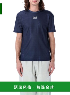1h可退 香港直邮Ea7 男士 Pro 网球水手领T恤 7M000044AF13754UB1