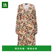 美国直邮 Dress ottod 1h可退 ame Midi 女士及膝连衣裙 V领设