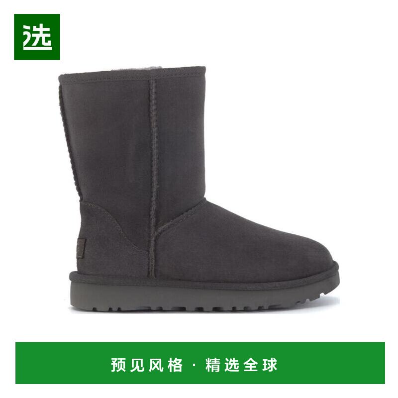香港直邮UGG 经典Logo贴片中筒靴子 1016223正品时尚休闲百搭舒适 - 实物图