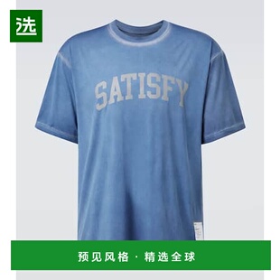1h可退 香港直邮Satisfy 男士 AuraLite 印花T恤 blue蓝色 舒适时