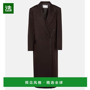 1h可退 香港直邮The Frankie Shop 女士 Jane 大衣 brown棕色 舒