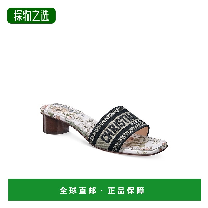 欧洲直邮Dior/迪奥 女士Dway Lucky高跟穆勒鞋