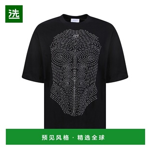 上装 1h可退 男士 white T恤时髦流行穿搭显瘦透气舒 欧洲直邮off