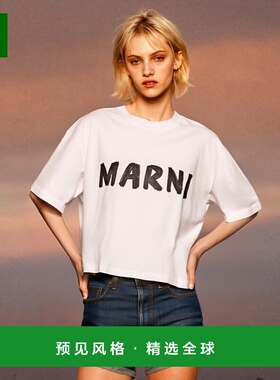 香港直邮Marni Logo印花T恤 THJE0333P0USCS11