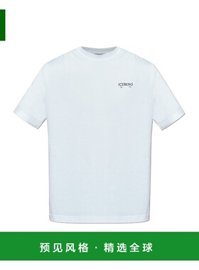 香港直邮ICEBERG 男士T恤 25II1P0F02911016325 AW2025 白色