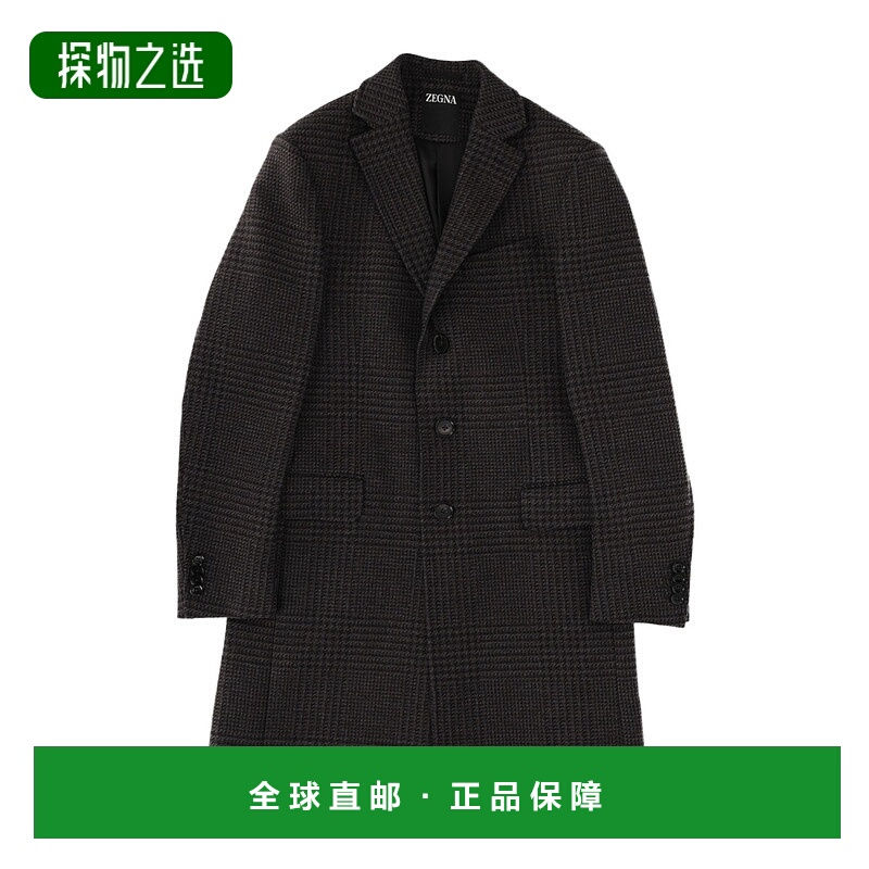 香港直邮Zegna 翻领大衣 297705A24GJ3G029770