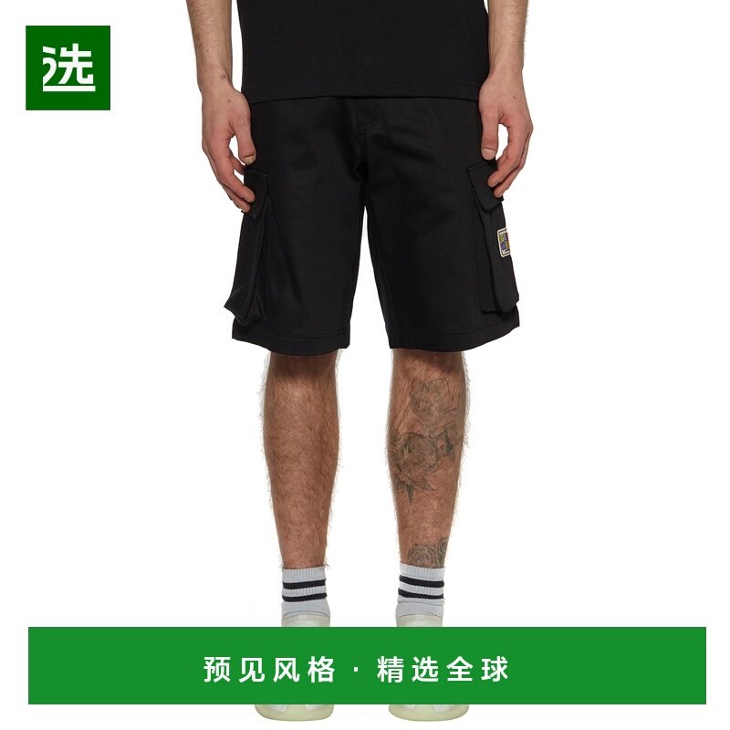1h可退 香港直邮Gcds 男士 棉质工装短裤 BSS21M0109902BLACK,男装,休闲裤,淘宝优惠券,粉丝福利购,淘宝优惠卷