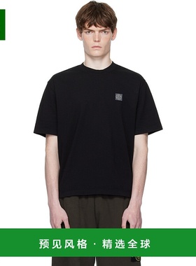 1h可退 香港直邮Stone Island 石头岛 男士 黑色 2100025 Combed