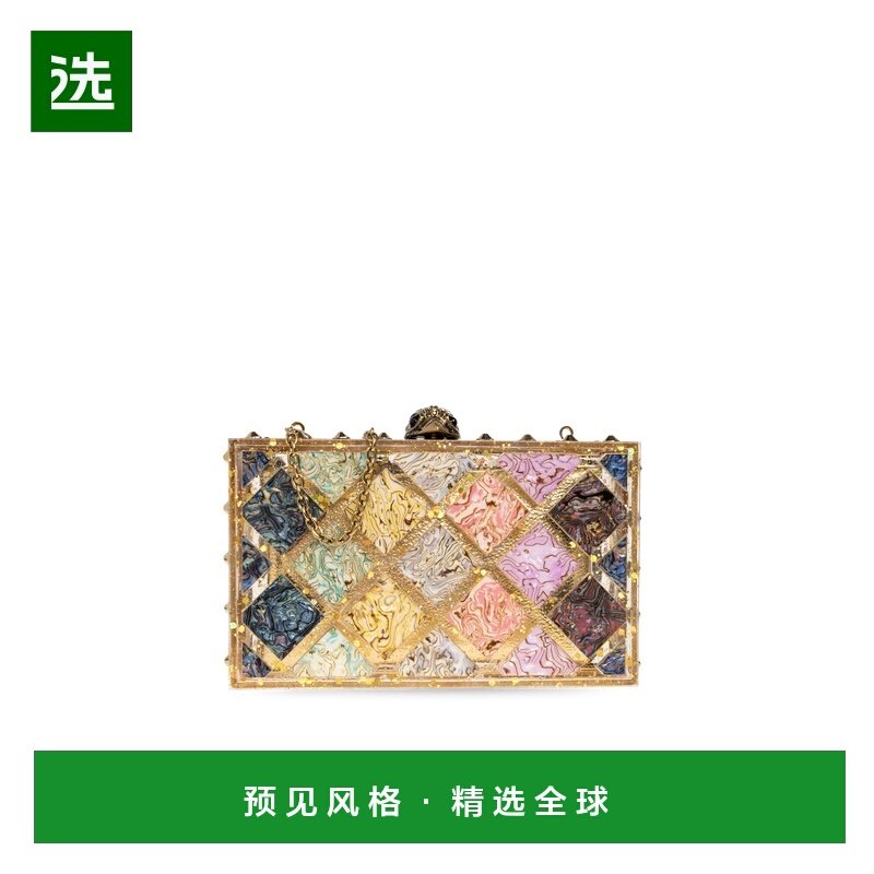 香港直邮KURT GEIGER 女士手拿包 CRYSTALQUILTBOXCLUTCH0OTHERSY,箱包皮具/热销女包/男包,通用款女包,淘宝优惠券,粉丝福利购,淘宝优惠卷