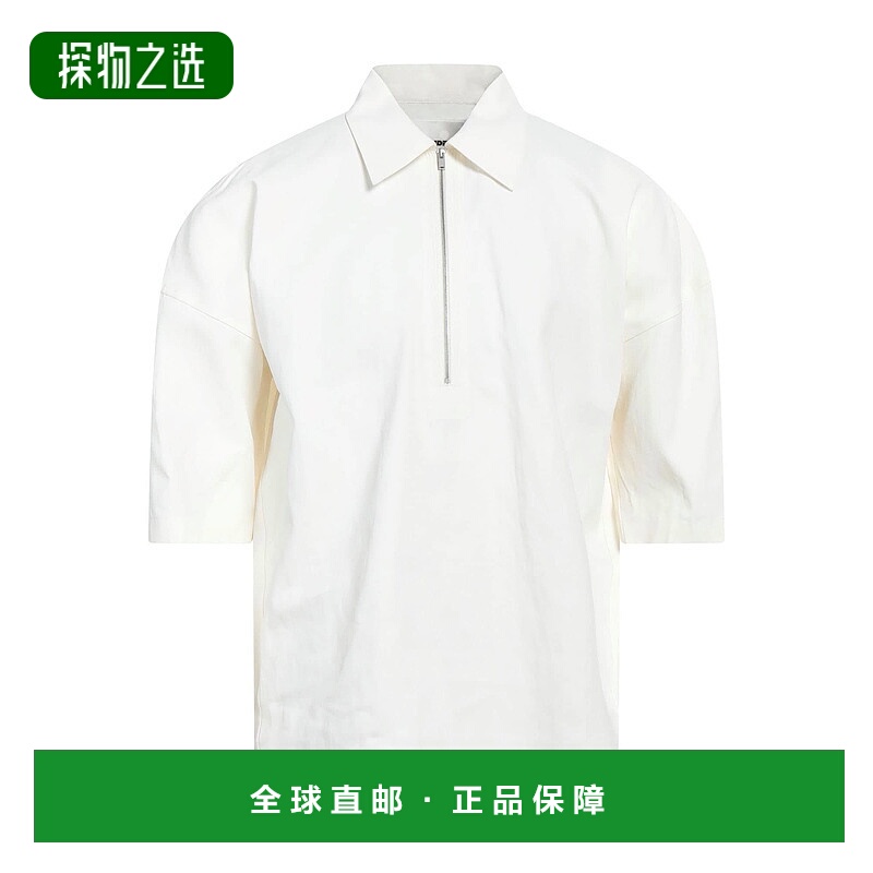 香港直邮Jil Sander 吉尔·桑达 男士 亚麻衬衫 beige米色 舒适时