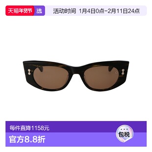 1h可退 香港直邮Akoni 女士 TORTOISE 深醋纤太阳眼镜 AKS103B52T