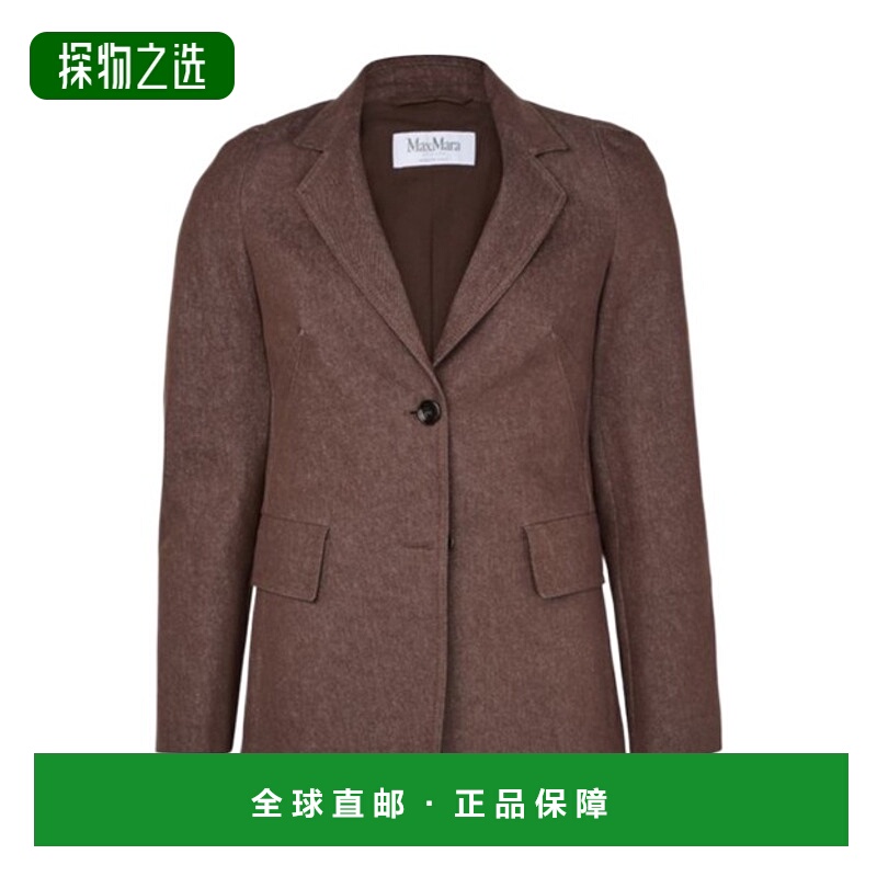 香港直邮Max Mara 翻领长袖西装外套 MAXB823D
