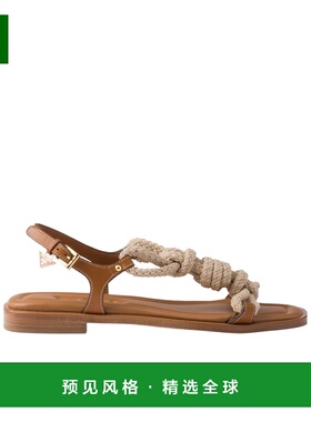 香港直邮Prada 方头平底凉鞋 1X994N248F010普拉达