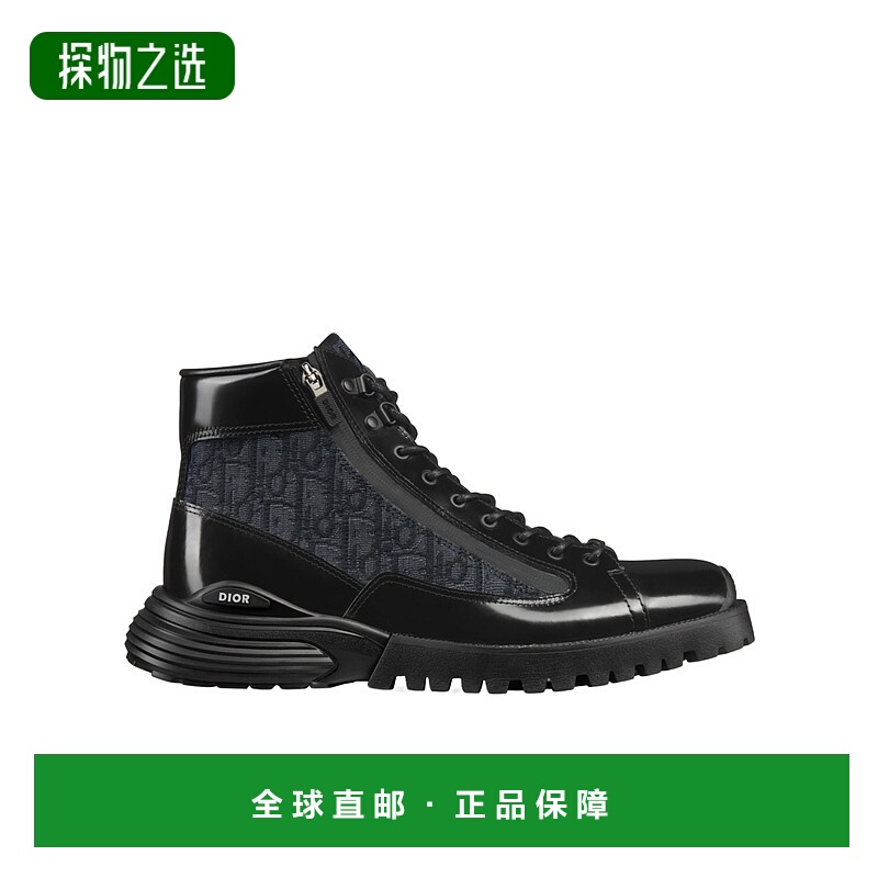 香港直邮Dior 徽标Combat 靴子 DIO322B9