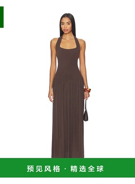 1h可退 香港直邮AYA MUSE 女士 Quill 连衣裙 AMPF2524 brown棕色