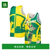 美国直邮 男士 mitchell 1h可退 ness 上装 T恤