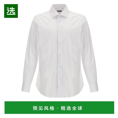 香港直邮BARBA 男士衬衫 I1U12P01PZ2700U0001 AW2025 白色