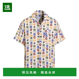 1h可退 香港直邮Rhude 男士 花纹衬衫 beige米色 舒适时尚