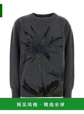 香港直邮BLUMARINE 女士针织衫 4M177AF9866 AW2025 灰色 印花针