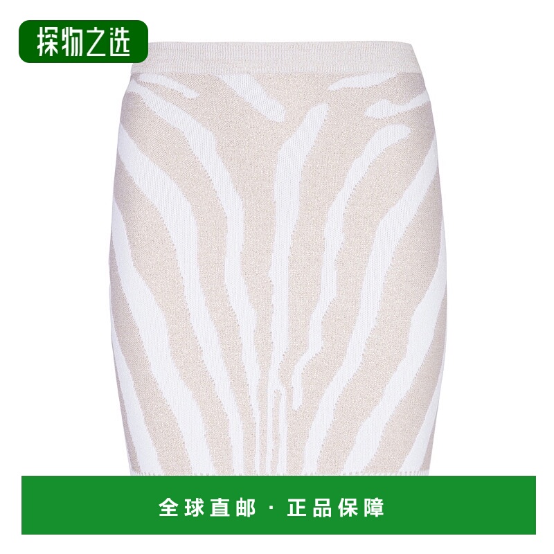 1h可退 欧洲直邮BALMAIN 女士半身裙 AF1LB005KD48GAD针织包臀裙