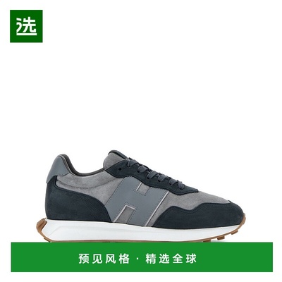 1h可退 香港直邮Hogan 男士 系带运动鞋 HXM6010EH41U3Z grey灰色
