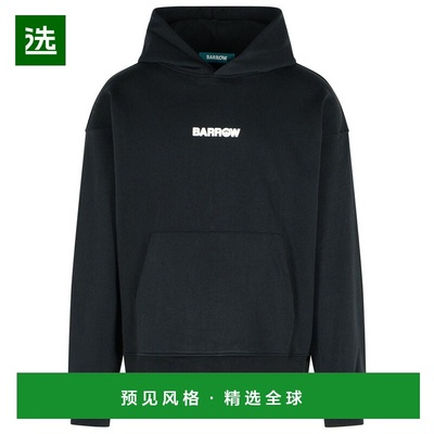 1h可退 香港直邮Barrow 男士 Bear印花連帽衫 F5BWUAHS047